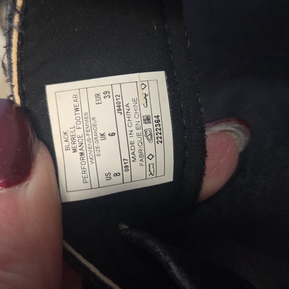 Black Merrell 2 Strap Sandals Size 8 - Picture 7 of 7